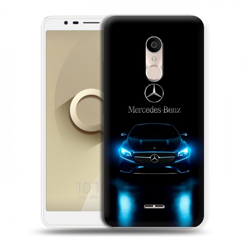 Дизайнерский силиконовый чехол для Alcatel 3C Mercedes Мерседес
