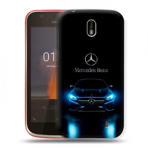 Дизайнерский пластиковый чехол для Nokia 1 Mercedes Мерседес