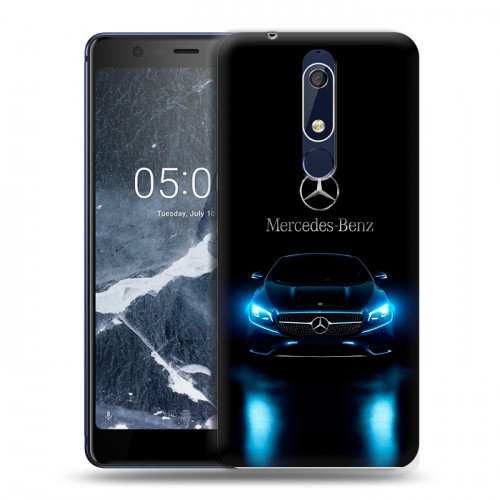 Дизайнерский пластиковый чехол для Nokia 5.1 Mercedes Мерседес