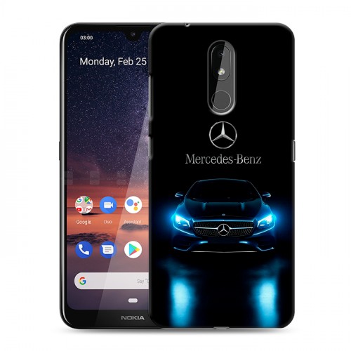 Дизайнерский силиконовый чехол для Nokia 3.2 Mercedes Мерседес