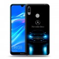 Дизайнерский пластиковый чехол для Huawei Y6 (2019) Mercedes Мерседес