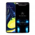 Дизайнерский пластиковый чехол для Samsung Galaxy A80 Mercedes Мерседес