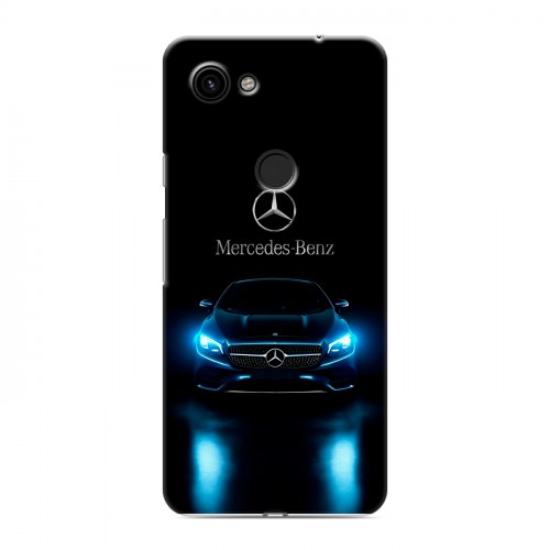 Дизайнерский пластиковый чехол для Google Pixel 3a Mercedes Мерседес