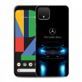 Дизайнерский пластиковый чехол для Google Pixel 4 Mercedes Мерседес