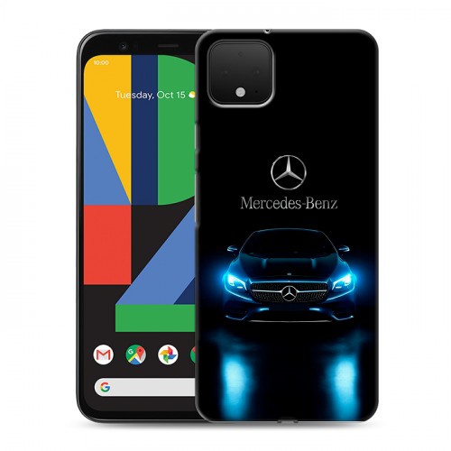 Дизайнерский пластиковый чехол для Google Pixel 4 Mercedes Мерседес