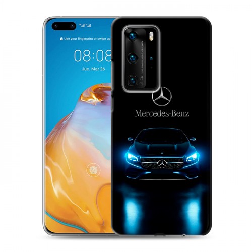 Дизайнерский пластиковый чехол для Huawei P40 Pro Mercedes Мерседес