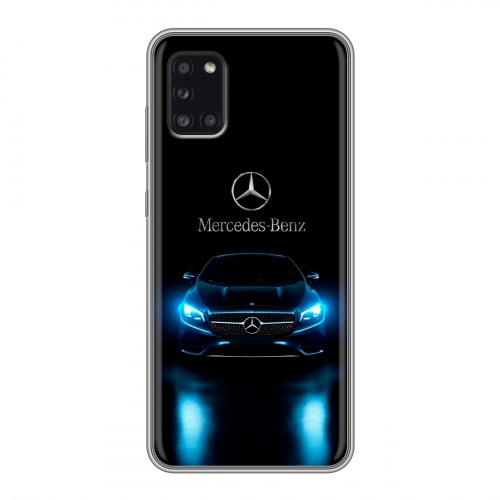Дизайнерский силиконовый чехол для Samsung Galaxy A31 Mercedes Мерседес