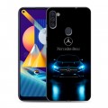 Дизайнерский пластиковый чехол для Samsung Galaxy M11 Mercedes Мерседес