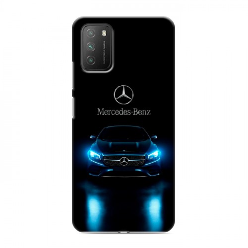 Дизайнерский пластиковый чехол для Xiaomi Poco M3 Mercedes Мерседес