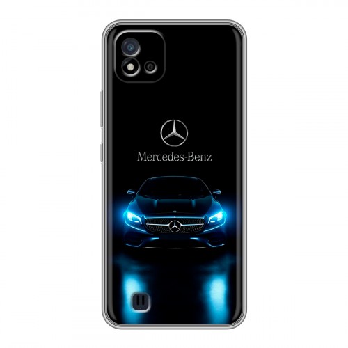 Дизайнерский силиконовый чехол для Realme C20 Mercedes Мерседес