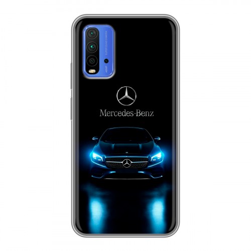 Дизайнерский силиконовый чехол для Xiaomi RedMi 9T Mercedes Мерседес