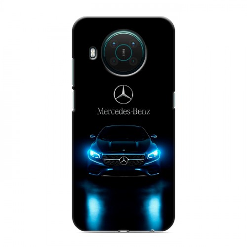 Дизайнерский силиконовый с усиленными углами чехол для Nokia X10 Mercedes Мерседес