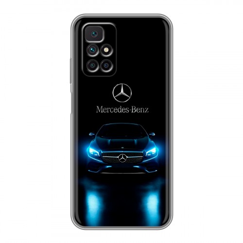 Дизайнерский силиконовый чехол для Xiaomi Redmi 10 Mercedes Мерседес