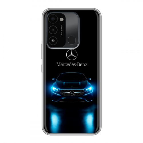 Дизайнерский силиконовый с усиленными углами чехол для Tecno Spark Go 2022 Mercedes Мерседес