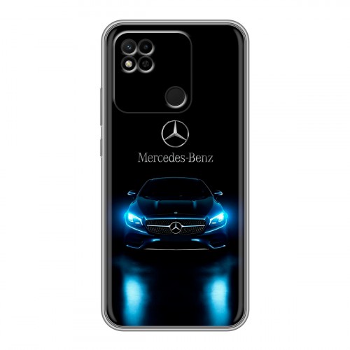 Дизайнерский силиконовый чехол для Xiaomi Redmi 10A Mercedes Мерседес