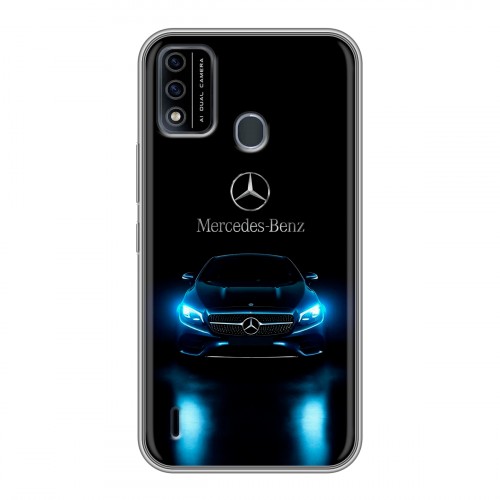 Дизайнерский силиконовый чехол для Itel A48 Mercedes Мерседес