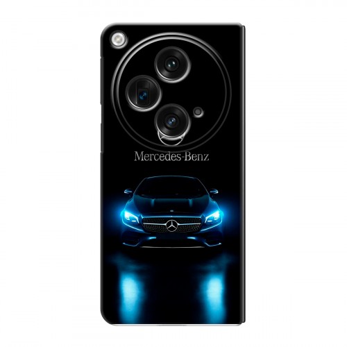 Дизайнерский пластиковый чехол для OPPO Find N3 Mercedes Мерседес