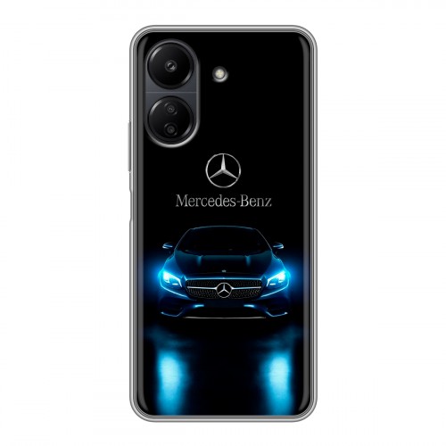 Дизайнерский силиконовый чехол для Xiaomi Poco C65 Mercedes Мерседес