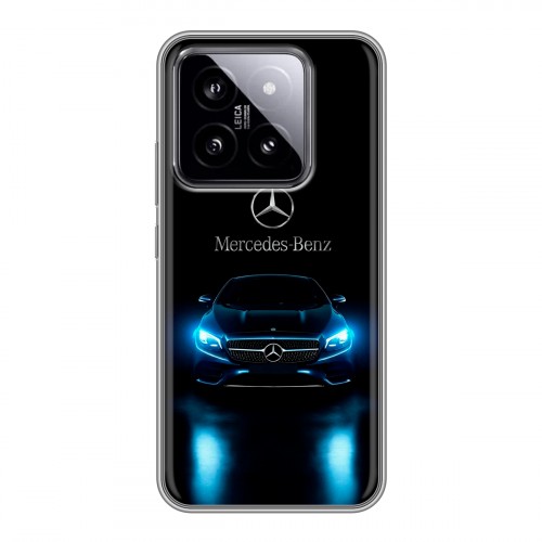 Дизайнерский силиконовый чехол для Xiaomi 14 Mercedes Мерседес
