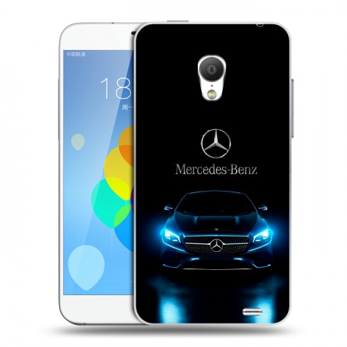 Дизайнерский пластиковый чехол для  Meizu MX3 Mercedes Мерседес