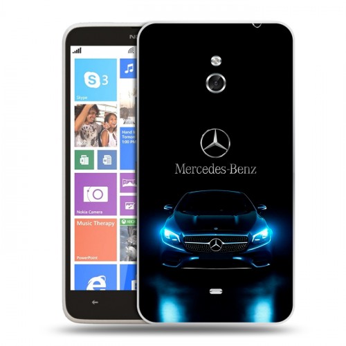 Дизайнерский пластиковый чехол для Nokia Lumia 1320 Mercedes Мерседес