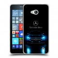 Дизайнерский пластиковый чехол для Microsoft Lumia 640 Mercedes Мерседес