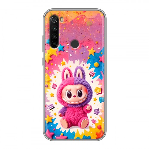 Дизайнерский силиконовый с усиленными углами чехол для Xiaomi RedMi Note 8T Labubu Лабубу