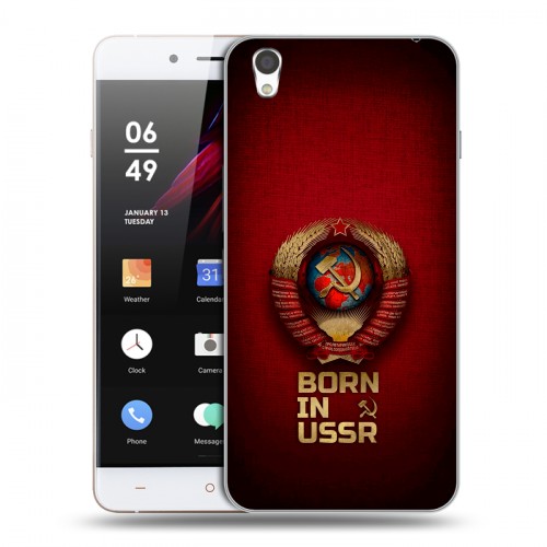 Дизайнерский пластиковый чехол для OnePlus X Флаг Герб СССР