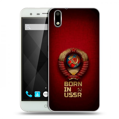 Дизайнерский пластиковый чехол для Ulefone Paris Флаг Герб СССР