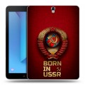 Дизайнерский силиконовый чехол для Samsung Galaxy Tab S3 Флаг Герб СССР