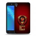 Дизайнерский силиконовый чехол для Asus ZenFone Live Флаг Герб СССР