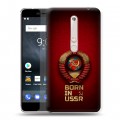 Дизайнерский пластиковый чехол для Nokia 6 (2018) Флаг Герб СССР