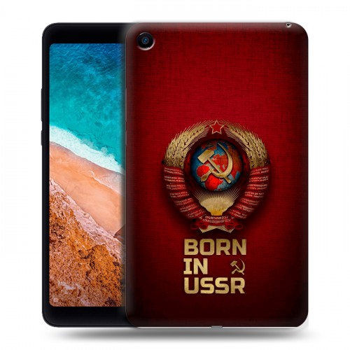 Дизайнерский силиконовый чехол для Xiaomi Mi Pad 4 Флаг Герб СССР