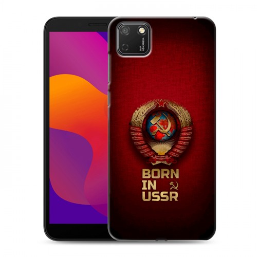 Дизайнерский силиконовый чехол для Huawei Honor 9S Флаг Герб СССР