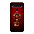 Дизайнерский пластиковый чехол для TCL 10L Флаг Герб СССР