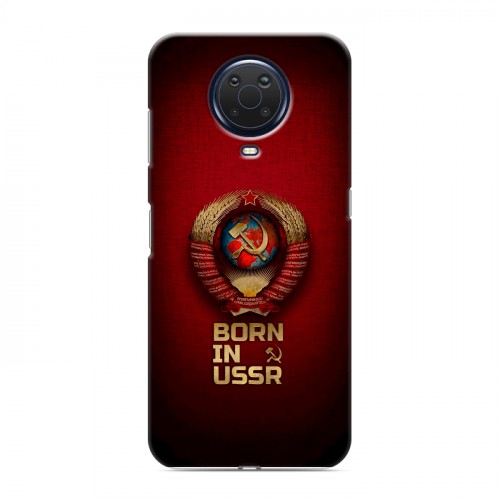 Дизайнерский силиконовый чехол для Nokia G20 Флаг Герб СССР