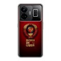 Дизайнерский силиконовый чехол для Realme GT3 Флаг Герб СССР