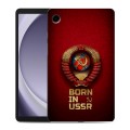 Дизайнерский силиконовый чехол для Samsung Galaxy Tab A9 Флаг Герб СССР