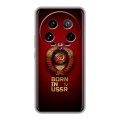 Дизайнерский силиконовый чехол для Xiaomi 14 Ultra Флаг Герб СССР