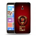 Дизайнерский пластиковый чехол для Nokia Lumia 1320 Флаг Герб СССР