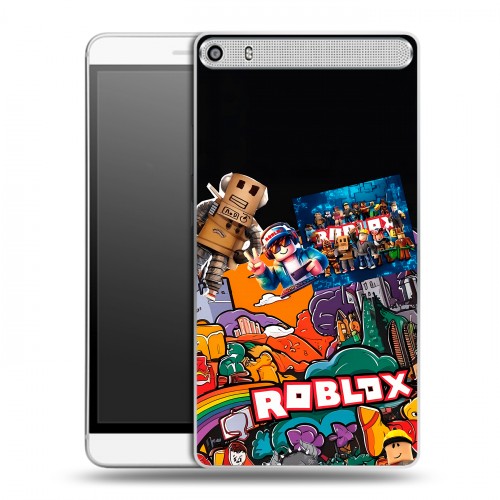 Дизайнерский пластиковый чехол для Lenovo Phab Plus Roblox Роблокс