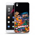 Дизайнерский пластиковый чехол для OnePlus X Roblox Роблокс