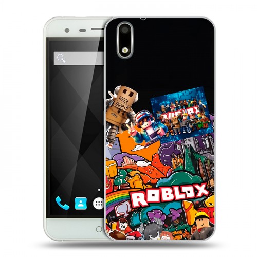 Дизайнерский пластиковый чехол для Ulefone Paris Roblox Роблокс