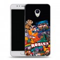 Дизайнерский пластиковый чехол для Meizu M5s Roblox Роблокс