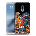 Дизайнерский пластиковый чехол для Meizu 16th Plus Roblox Роблокс