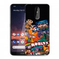 Дизайнерский силиконовый чехол для Nokia 3.2 Roblox Роблокс