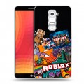 Дизайнерский пластиковый чехол для LG Optimus G2 Roblox Роблокс