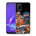 Дизайнерский пластиковый чехол для OPPO A52 Roblox Роблокс