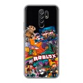 Дизайнерский силиконовый чехол для Xiaomi RedMi 9 Roblox Роблокс