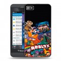 Дизайнерский пластиковый чехол для BlackBerry Z10 Roblox Роблокс